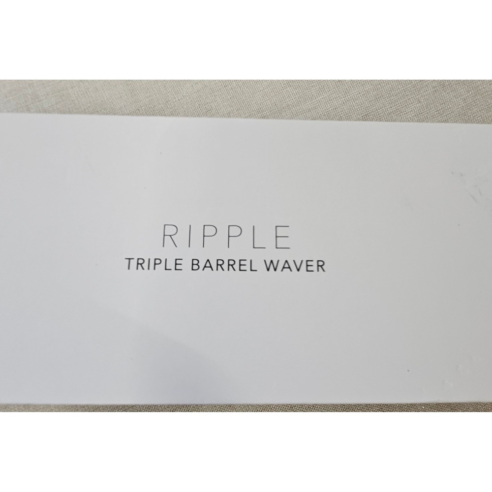 L+W BIO Ripple Triple Barrel Waver 1" Ceramic Hair Waver White Rose Gold LW-0744 - Picture 6 of 16